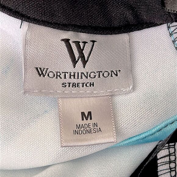 Worthington Sheath Dress Medium Blue Floral NWOT - Picture 12 of 14